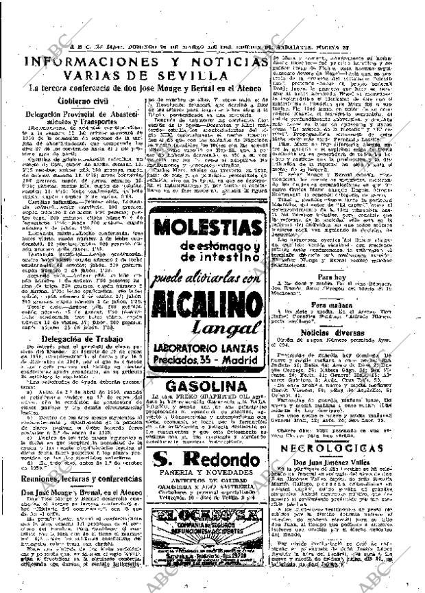 ABC SEVILLA 26-03-1950 página 21