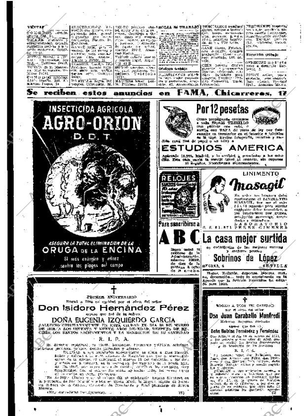 ABC SEVILLA 26-03-1950 página 28