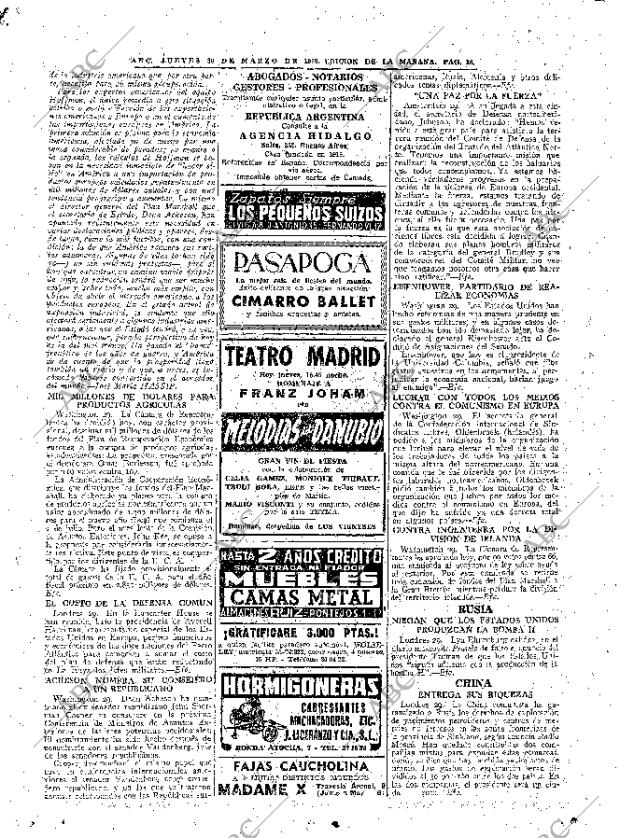 ABC MADRID 30-03-1950 página 16