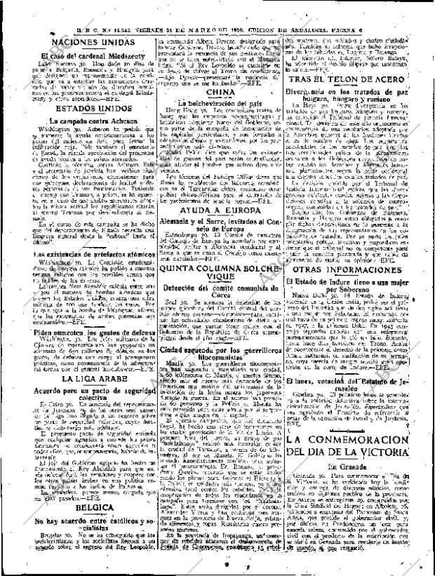 ABC SEVILLA 31-03-1950 página 6