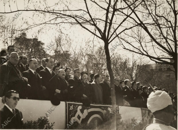 El cuerpo diplomático en la tribuna