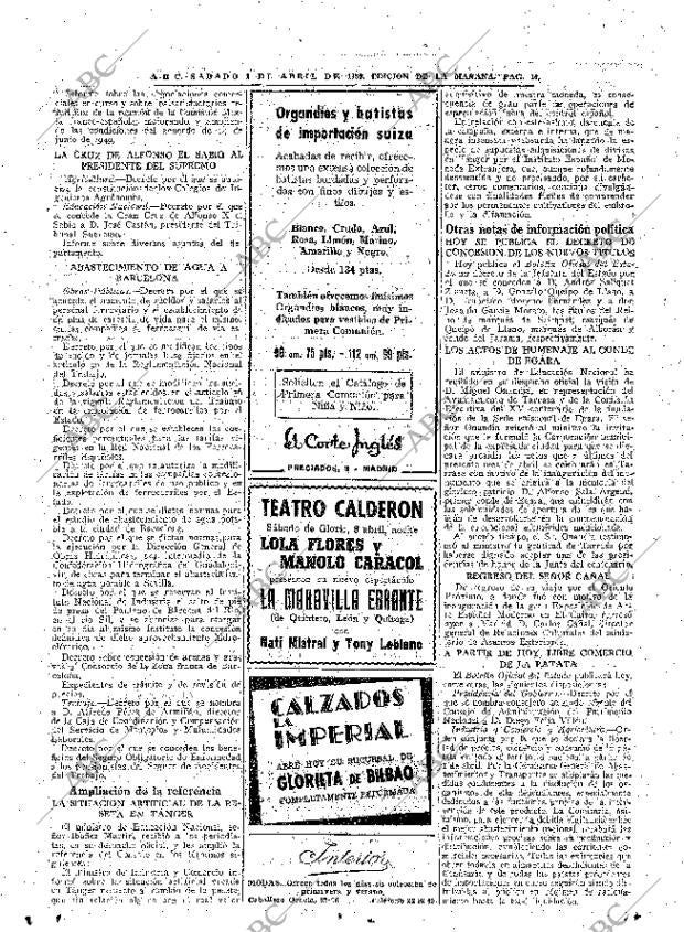 ABC MADRID 01-04-1950 página 16