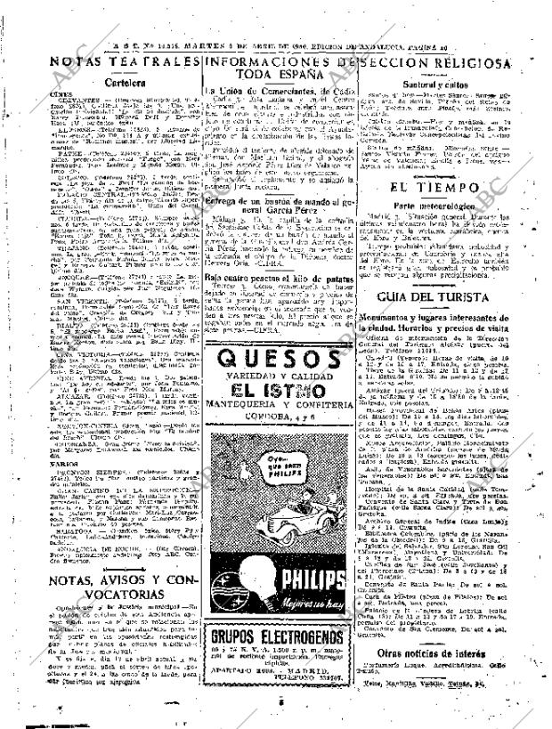 ABC SEVILLA 04-04-1950 página 16