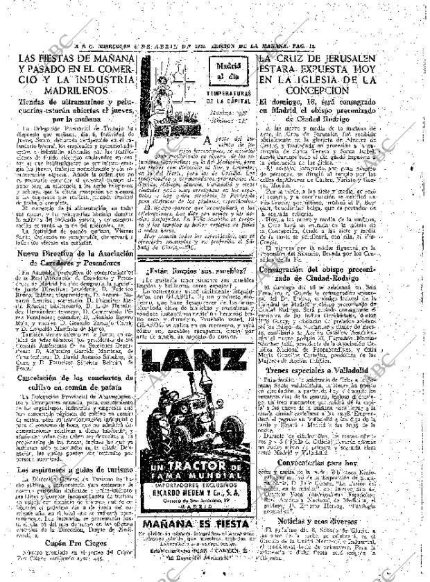 ABC MADRID 05-04-1950 página 14