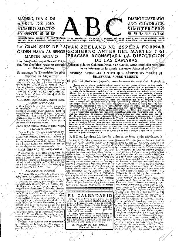 ABC MADRID 09-04-1950 página 15