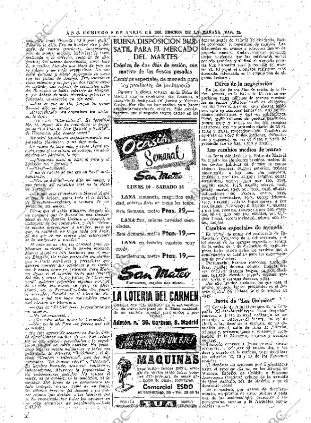 ABC MADRID 09-04-1950 página 22