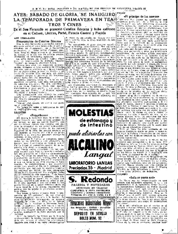 ABC SEVILLA 09-04-1950 página 25