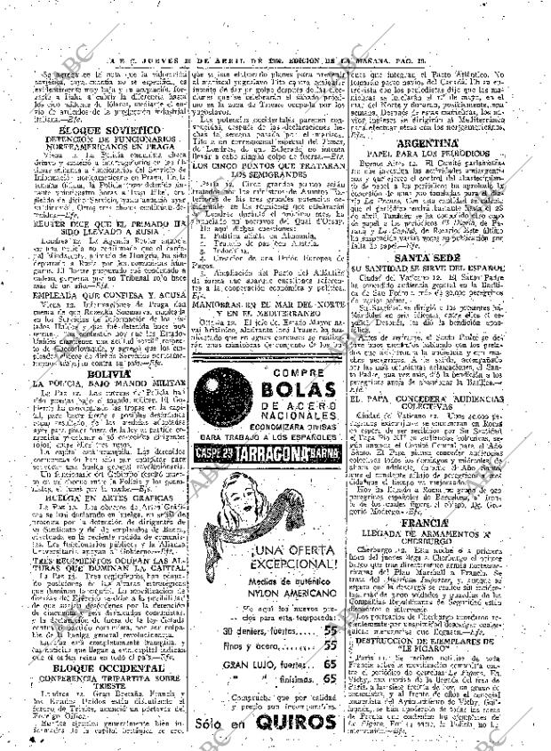 ABC MADRID 13-04-1950 página 19