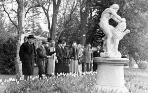 Visita que ayer Hicieron A los Jardines Madrileños, para apreciar el estado...