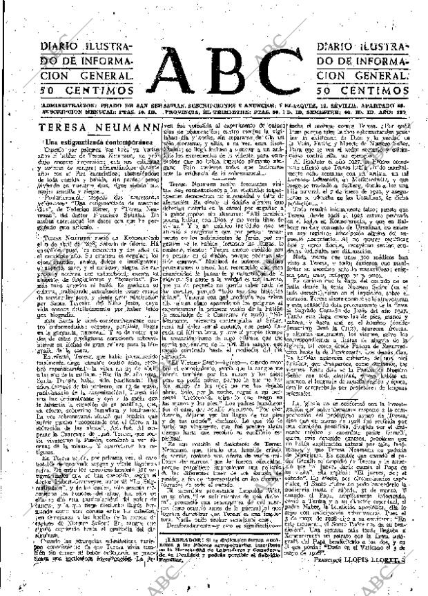 ABC SEVILLA 14-04-1950 página 3