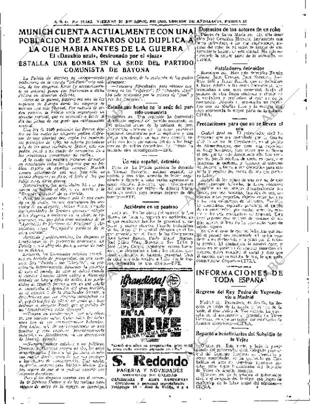 ABC SEVILLA 21-04-1950 página 10