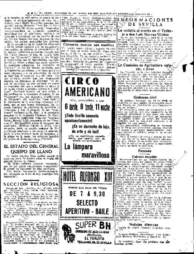 ABC SEVILLA 21-04-1950 página 12