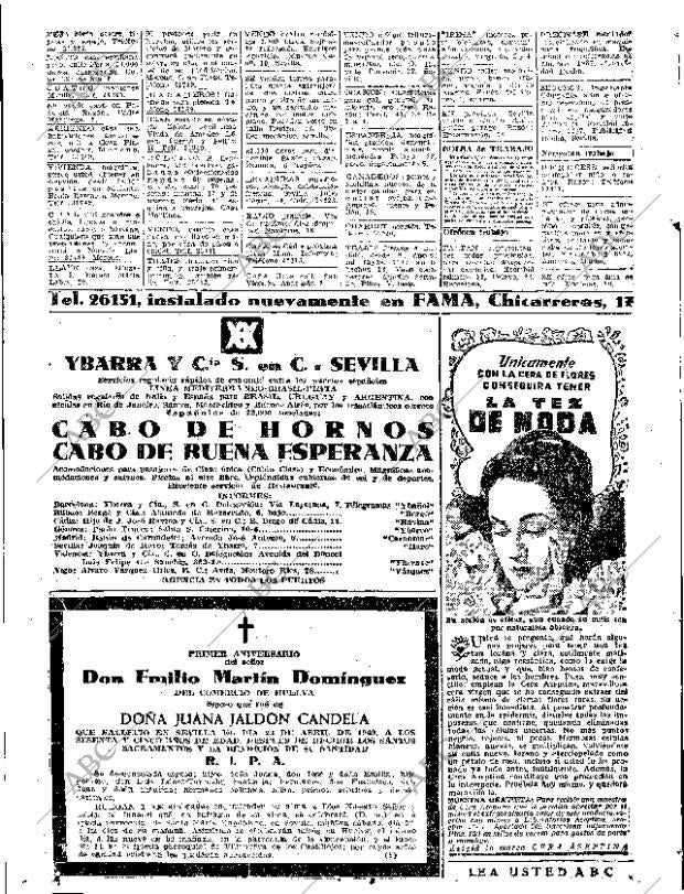 ABC SEVILLA 21-04-1950 página 20