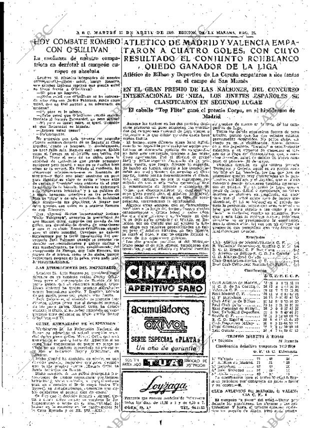 ABC MADRID 25-04-1950 página 25