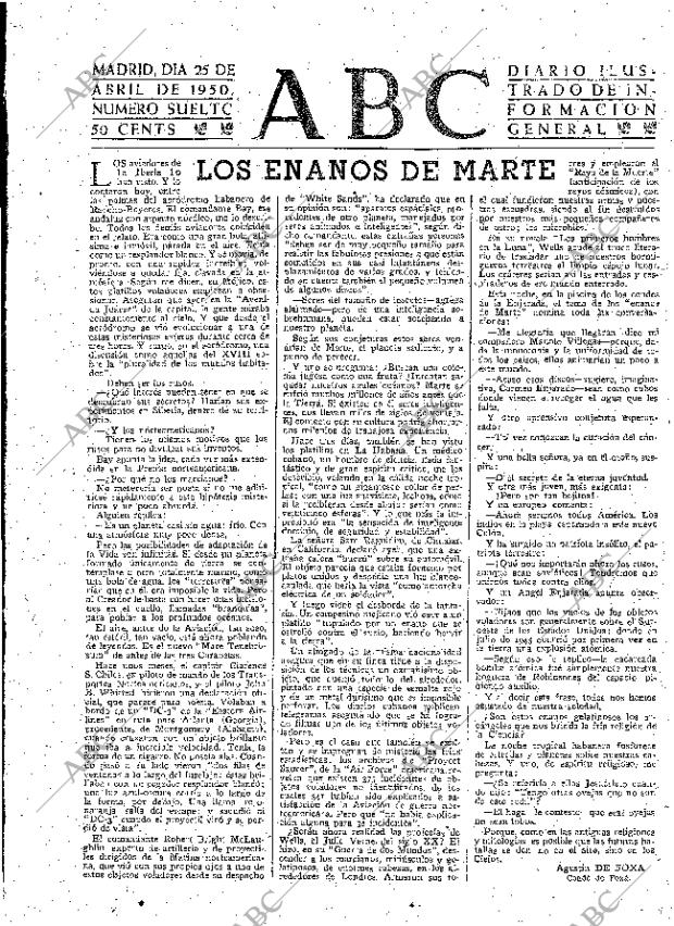 ABC MADRID 25-04-1950 página 3