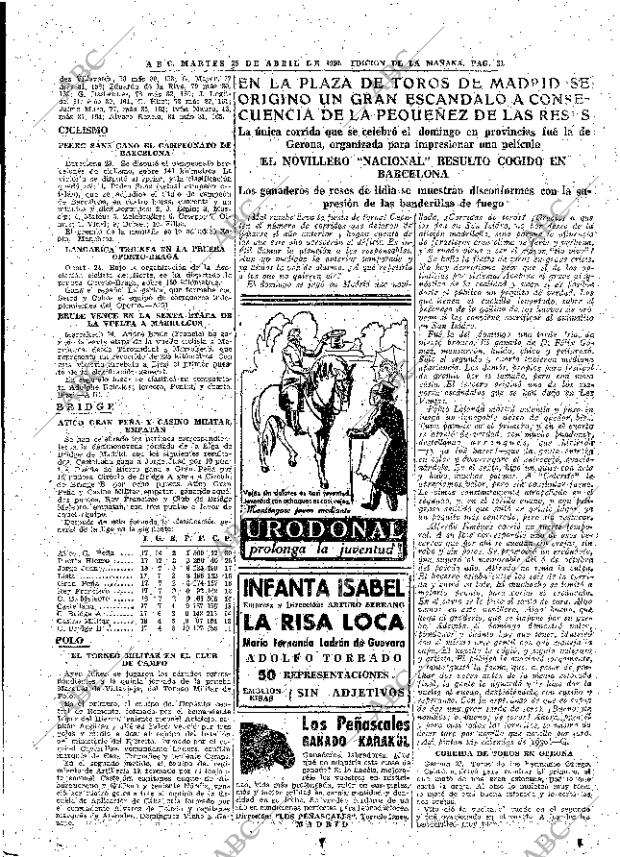 ABC MADRID 25-04-1950 página 31