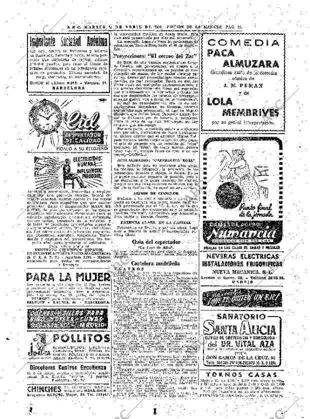 ABC MADRID 25-04-1950 página 34