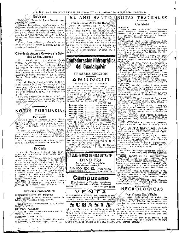 ABC SEVILLA 25-04-1950 página 14