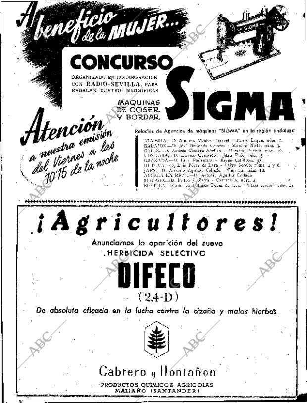 ABC SEVILLA 25-04-1950 página 22