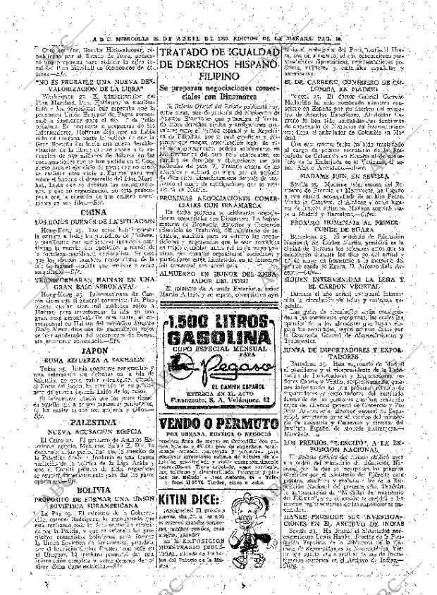 ABC MADRID 26-04-1950 página 10