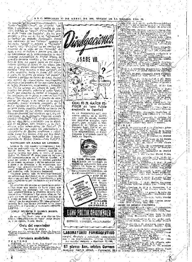ABC MADRID 26-04-1950 página 22