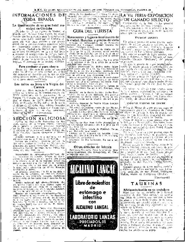 ABC SEVILLA 26-04-1950 página 10