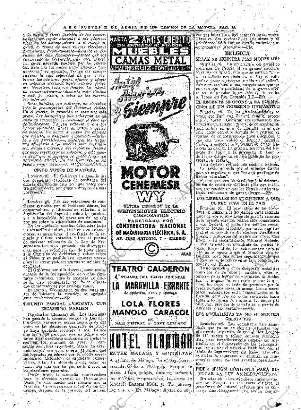 ABC MADRID 27-04-1950 página 16