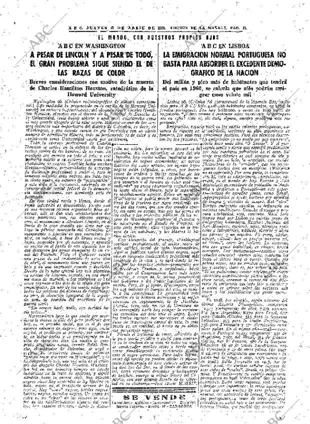 ABC MADRID 27-04-1950 página 21
