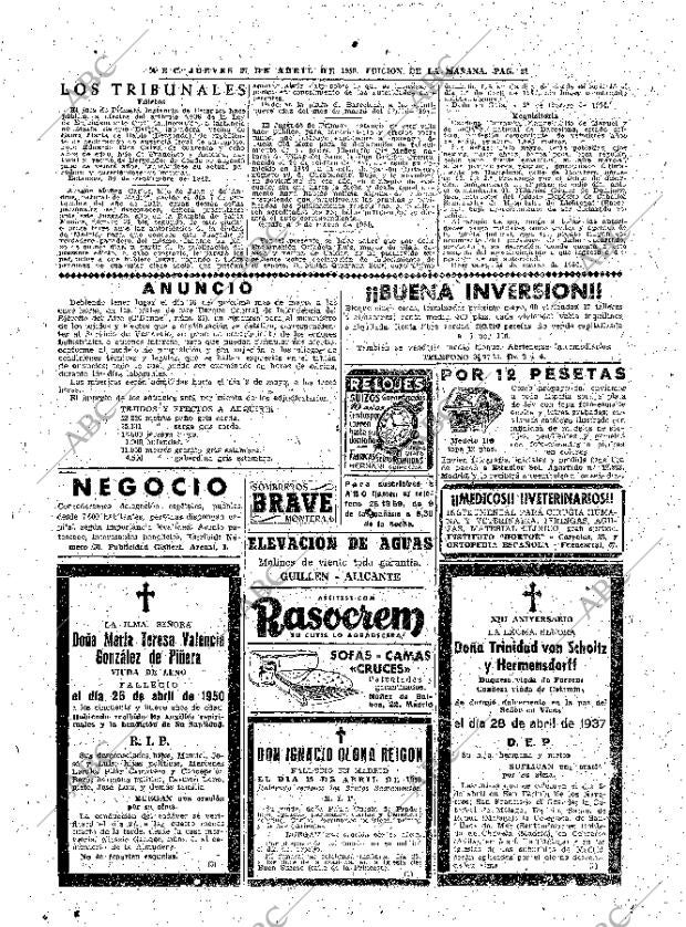 ABC MADRID 27-04-1950 página 32