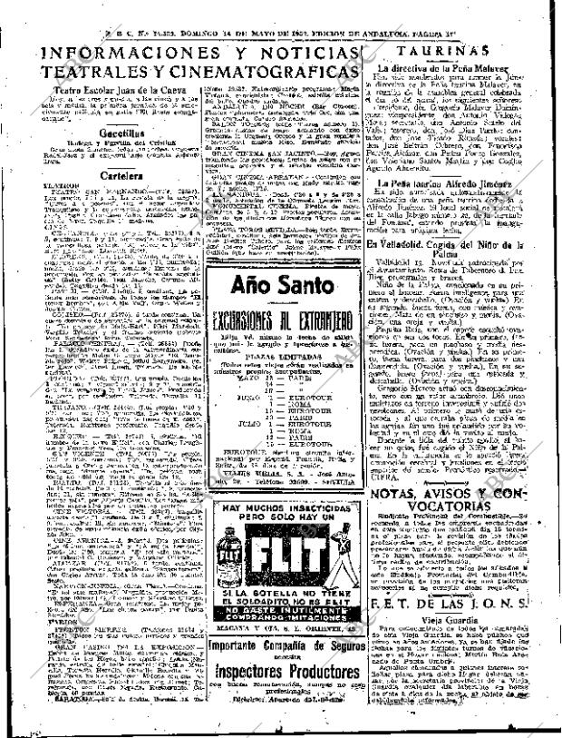 ABC SEVILLA 14-05-1950 página 17