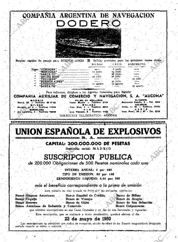 ABC MADRID 20-05-1950 página 13