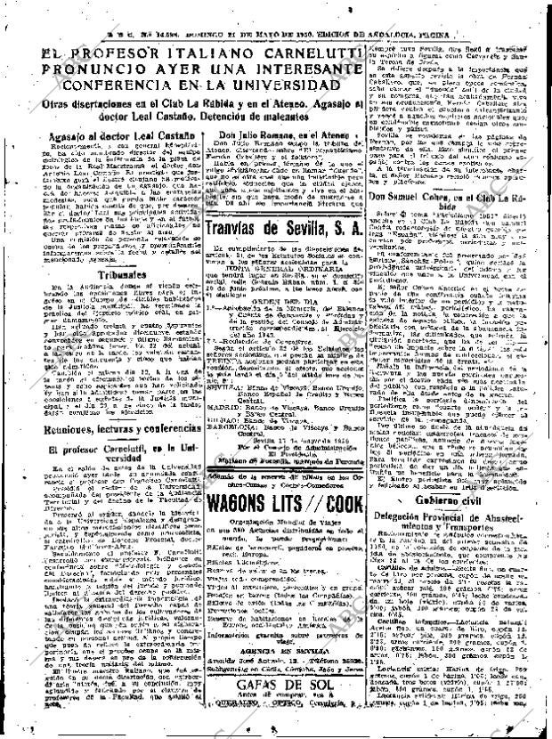 ABC SEVILLA 21-05-1950 página 17