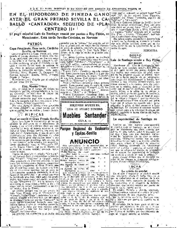 ABC SEVILLA 21-05-1950 página 19