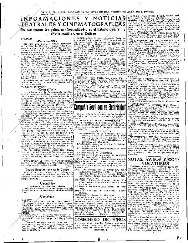 ABC SEVILLA 21-05-1950 página 20