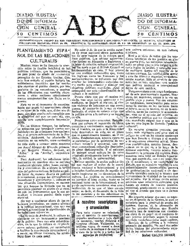ABC SEVILLA 23-05-1950 página 3