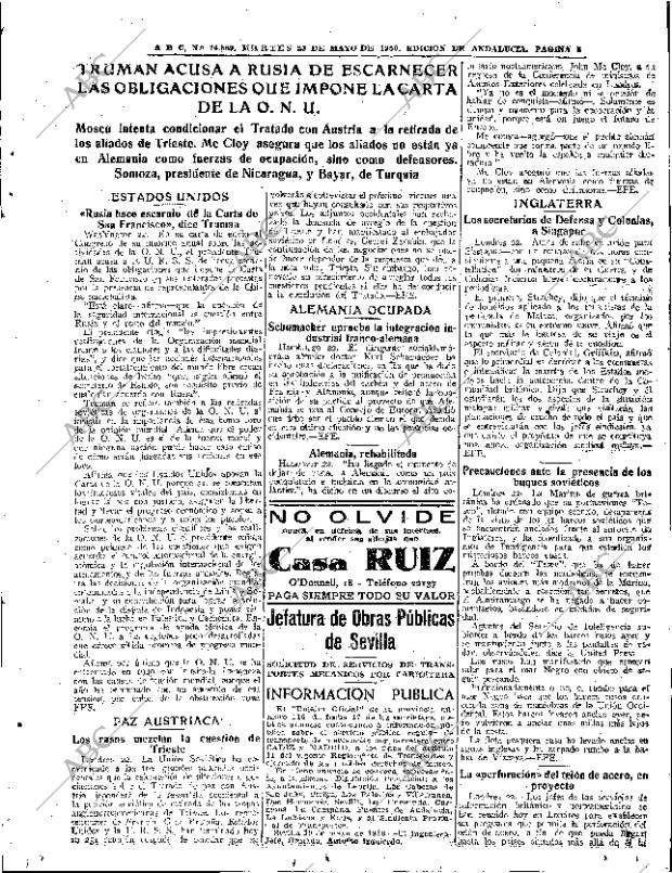 ABC SEVILLA 23-05-1950 página 5