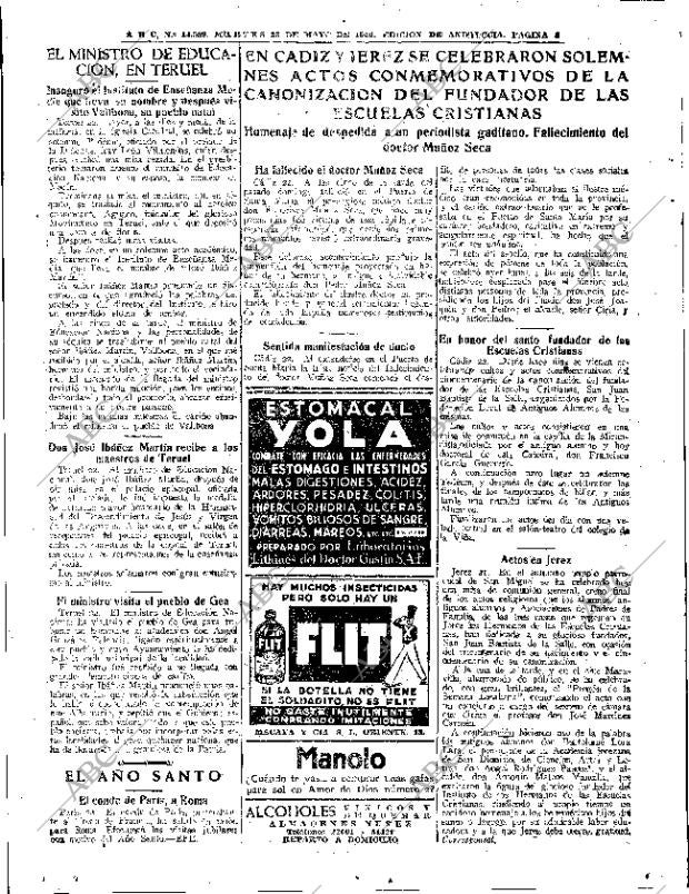 ABC SEVILLA 23-05-1950 página 8