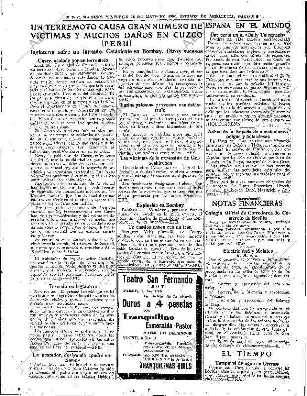 ABC SEVILLA 23-05-1950 página 9