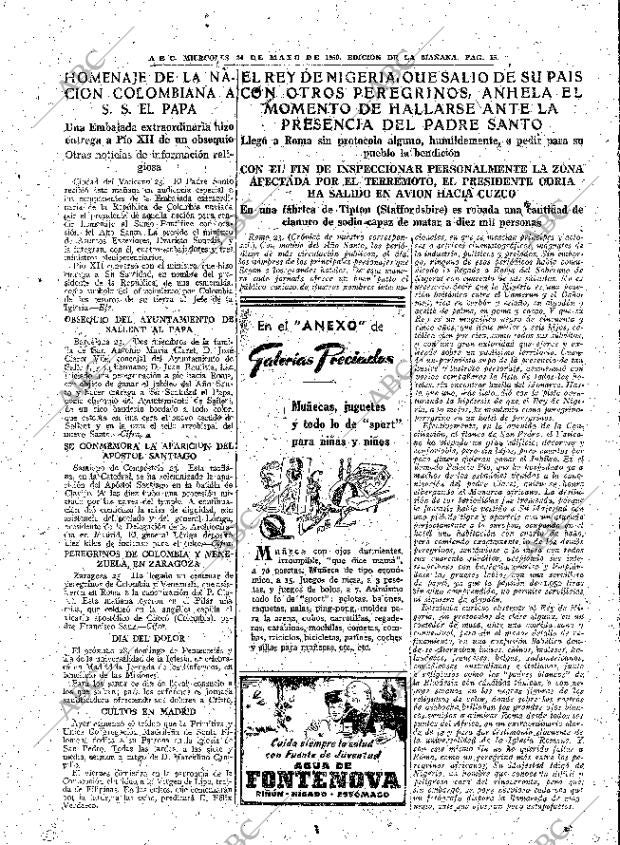 ABC MADRID 24-05-1950 página 15