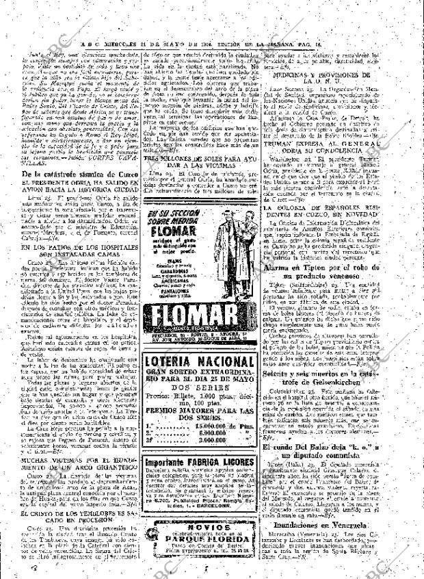 ABC MADRID 24-05-1950 página 16