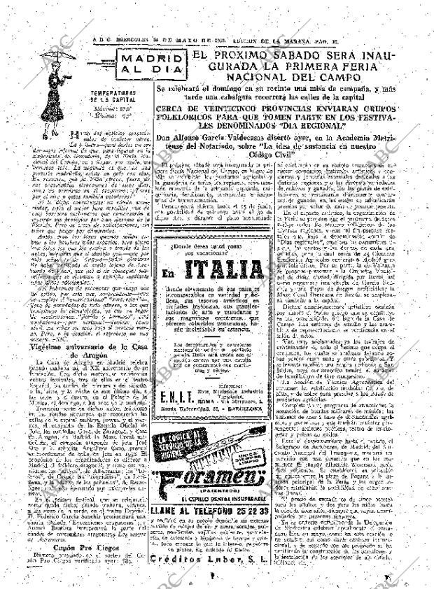 ABC MADRID 24-05-1950 página 17