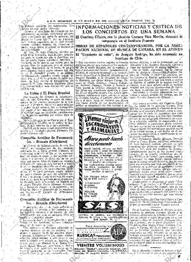 ABC MADRID 24-05-1950 página 21