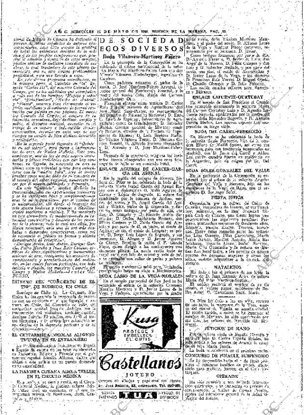 ABC MADRID 24-05-1950 página 22