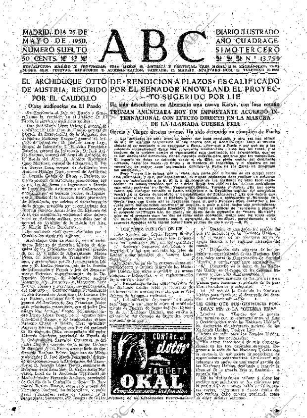 ABC MADRID 25-05-1950 página 15