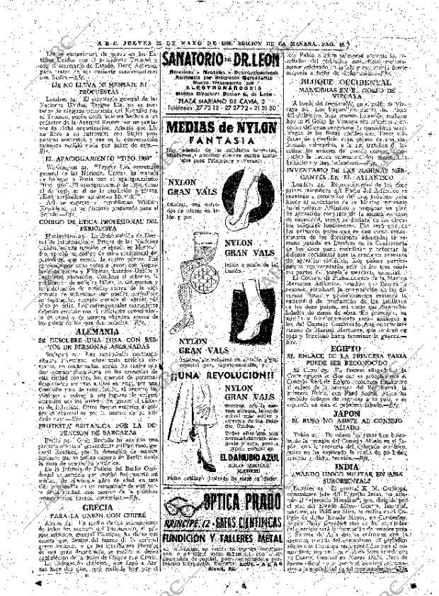 ABC MADRID 25-05-1950 página 16
