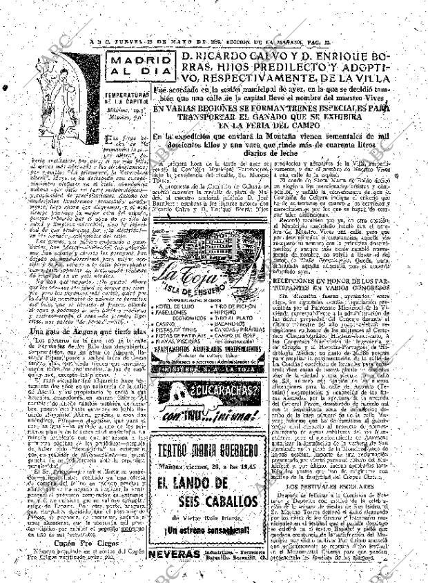 ABC MADRID 25-05-1950 página 23