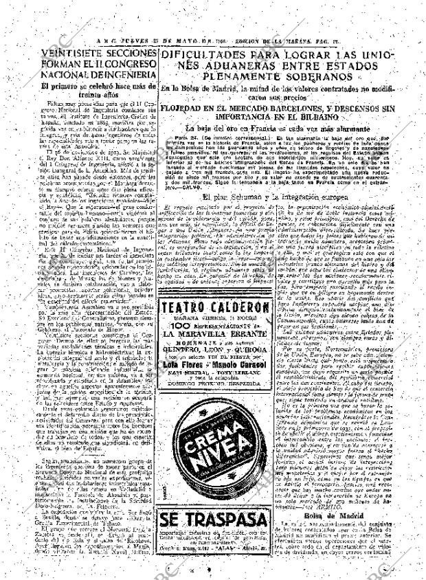 ABC MADRID 25-05-1950 página 27
