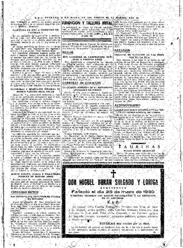 ABC MADRID 26-05-1950 página 22