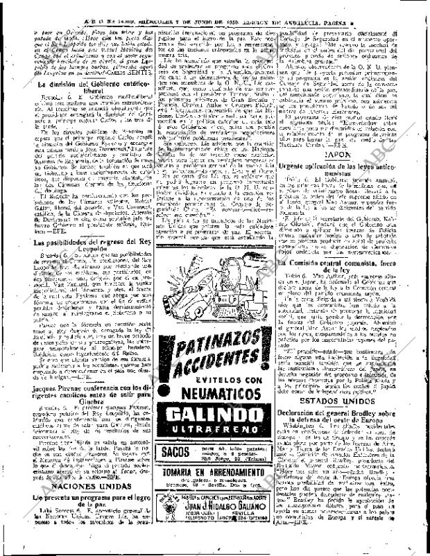 ABC SEVILLA 07-06-1950 página 6