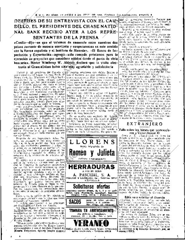 ABC SEVILLA 08-06-1950 página 4